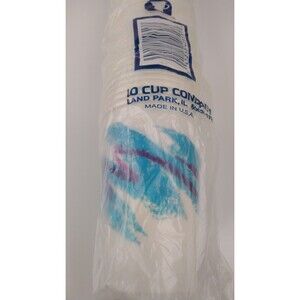 VTG 1990's Solo Cold Cups 7oz 100 Count Party Nostalgia Teal Purple Jazz NOS